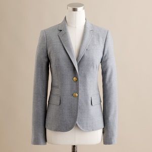 J.Crew Schoolboy Blazer in Gray, size 0